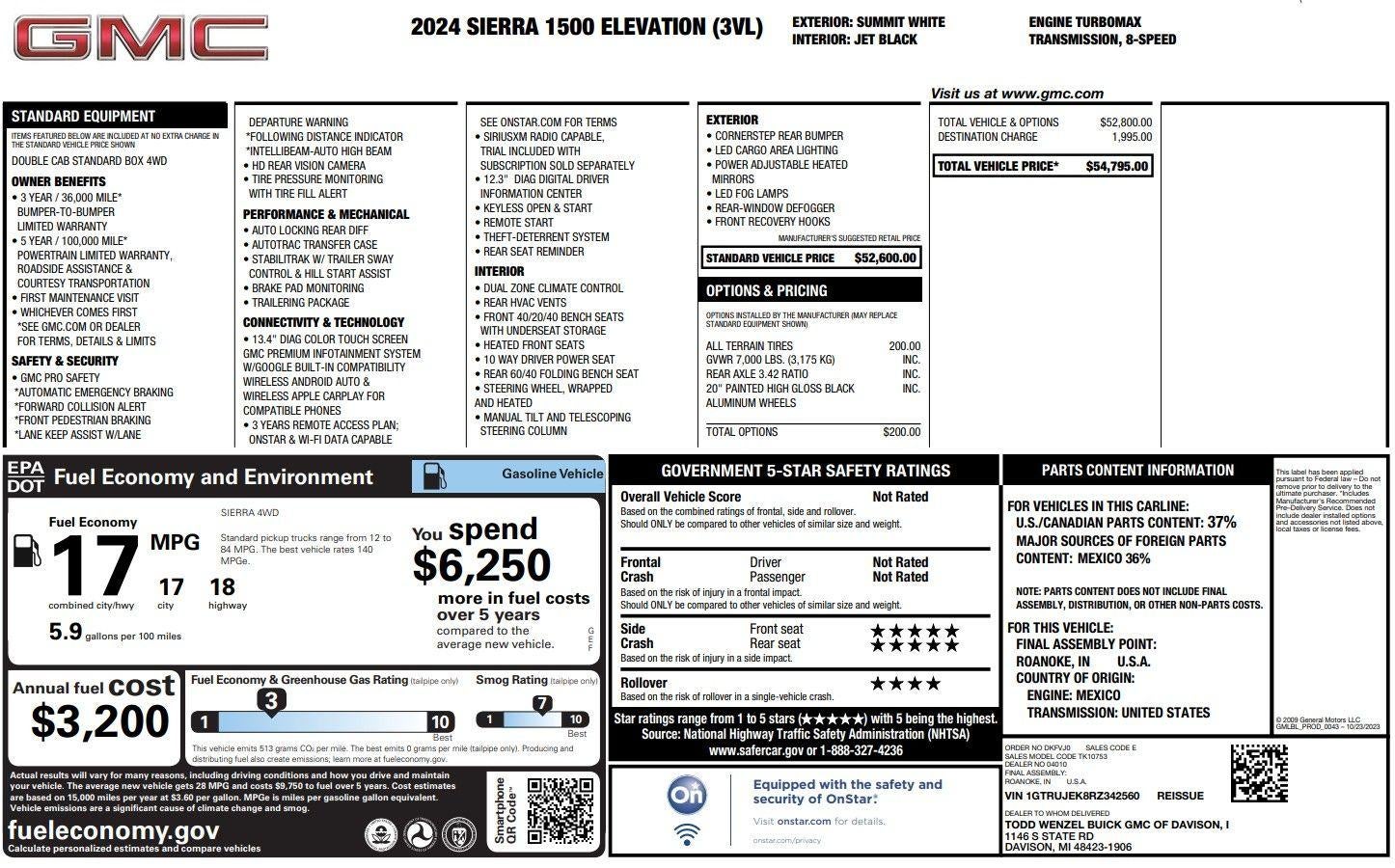 gmc sierra 1500 2024 1GTRUJEK8RZ342560 image gmc sierra 1500 2024 1GTRUJEK8RZ342560 image